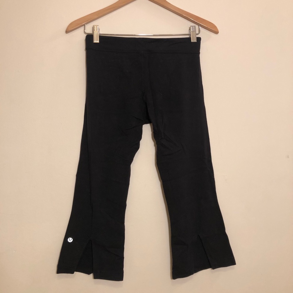 Lululemon Crop Flare Black Leggings
